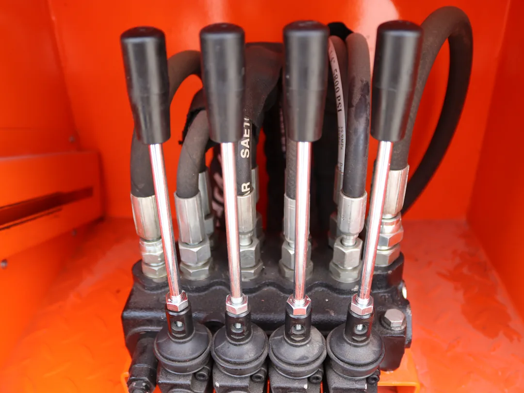 AQUILA 100 hand-control lever bank used to perform every recovery manoeuvre.