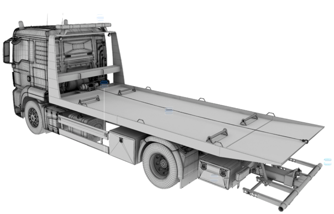Aquila-1200 heavy duty car carrier